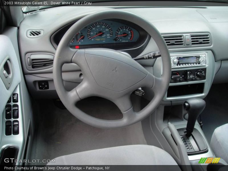 Dover White Pearl / Gray 2003 Mitsubishi Galant ES