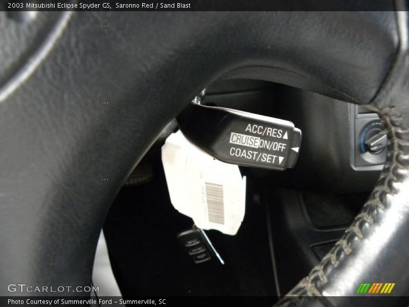Saronno Red / Sand Blast 2003 Mitsubishi Eclipse Spyder GS