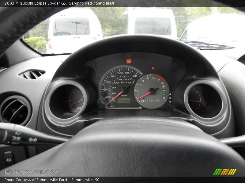 Saronno Red / Sand Blast 2003 Mitsubishi Eclipse Spyder GS
