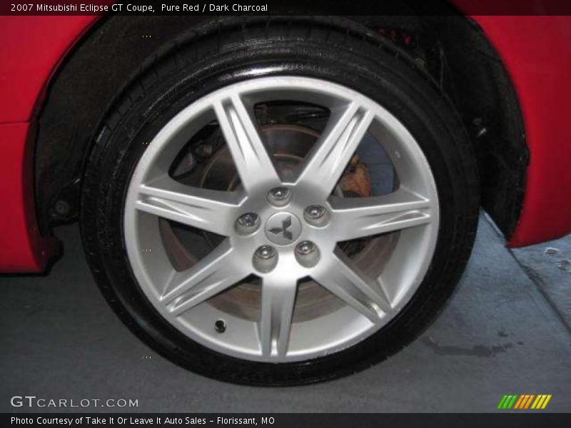 Pure Red / Dark Charcoal 2007 Mitsubishi Eclipse GT Coupe