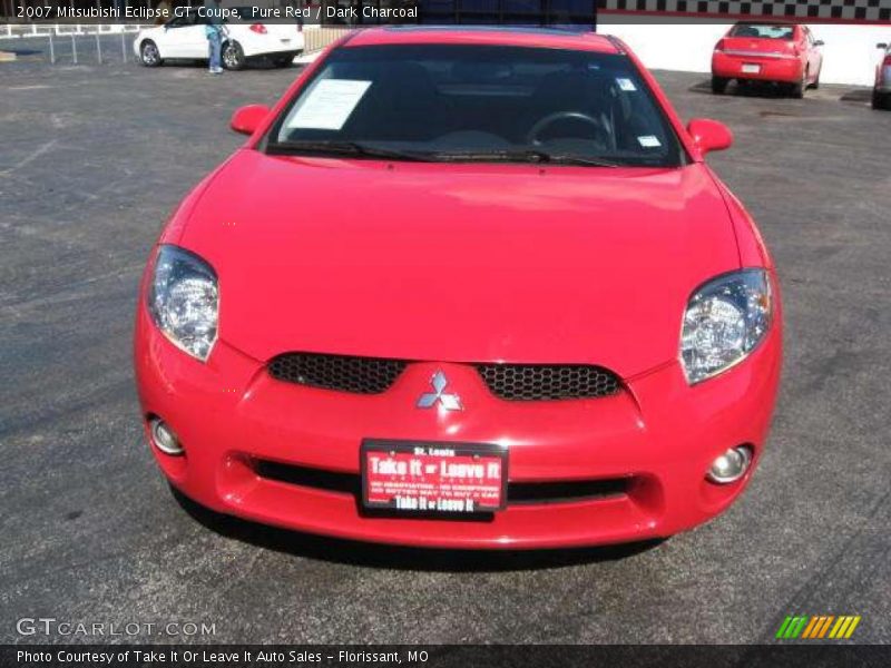 Pure Red / Dark Charcoal 2007 Mitsubishi Eclipse GT Coupe