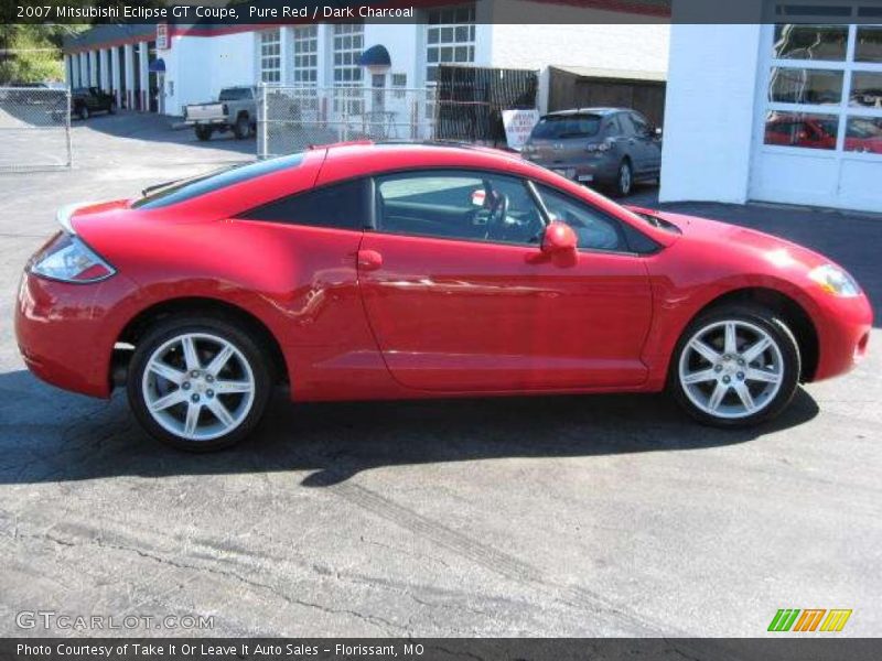 Pure Red / Dark Charcoal 2007 Mitsubishi Eclipse GT Coupe