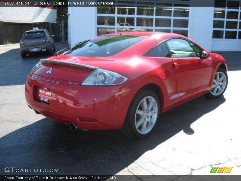 Pure Red / Dark Charcoal 2007 Mitsubishi Eclipse GT Coupe