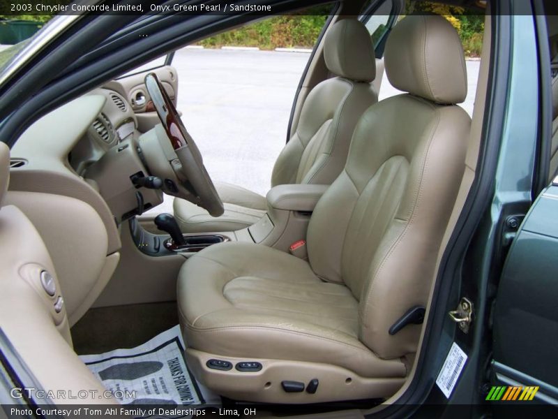Onyx Green Pearl / Sandstone 2003 Chrysler Concorde Limited