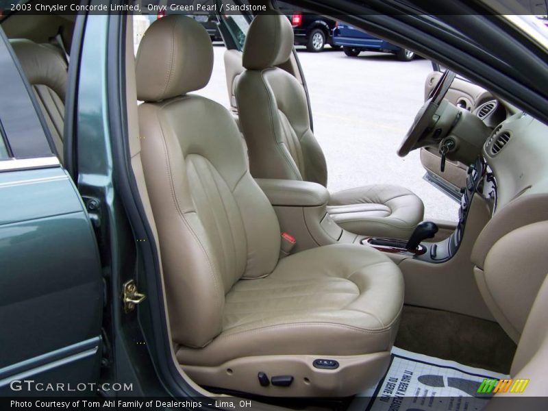 Onyx Green Pearl / Sandstone 2003 Chrysler Concorde Limited