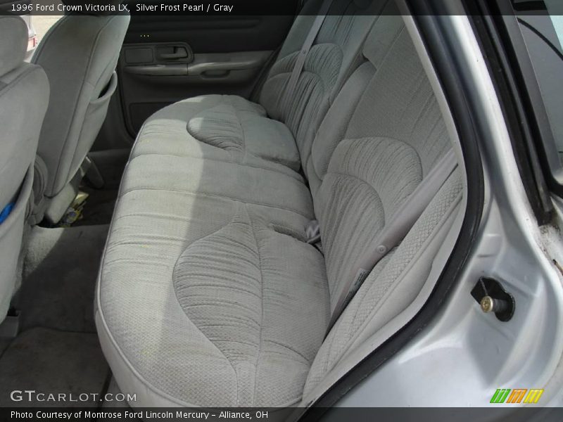 Silver Frost Pearl / Gray 1996 Ford Crown Victoria LX