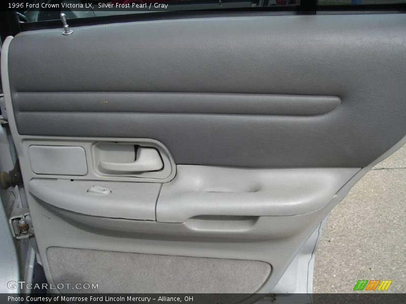 Silver Frost Pearl / Gray 1996 Ford Crown Victoria LX