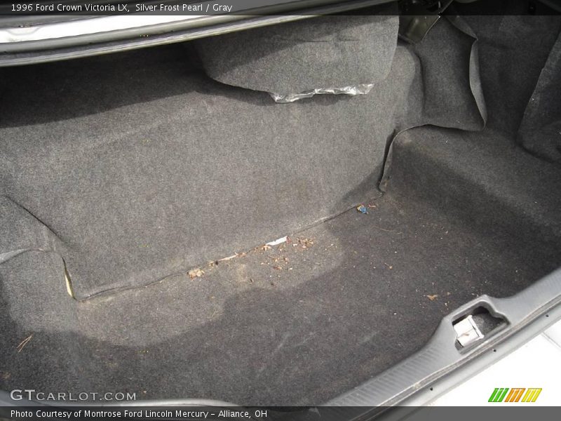 Silver Frost Pearl / Gray 1996 Ford Crown Victoria LX