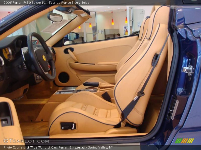 Tour de France Blue / Beige 2006 Ferrari F430 Spider F1