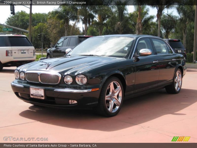 British Racing Green / Champagne 2006 Jaguar XJ XJ8 L
