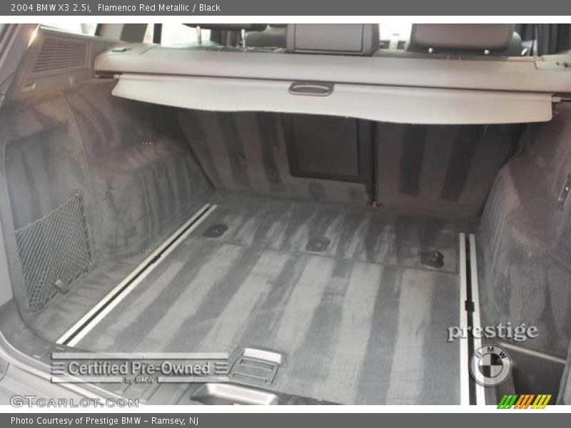 Flamenco Red Metallic / Black 2004 BMW X3 2.5i