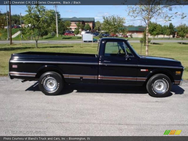Black / Black 1971 Chevrolet C/K C10 Series Cheyenne