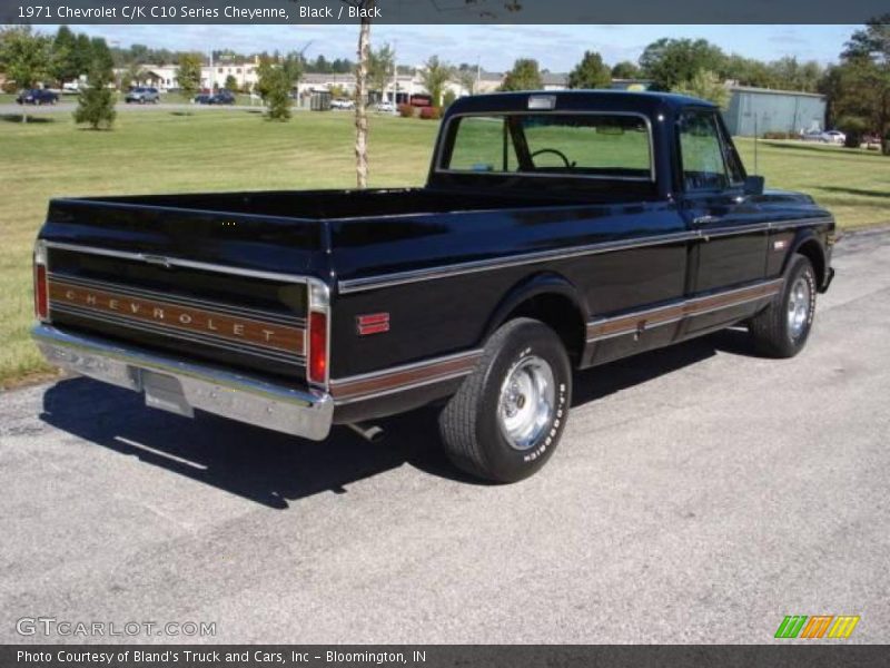 Black / Black 1971 Chevrolet C/K C10 Series Cheyenne