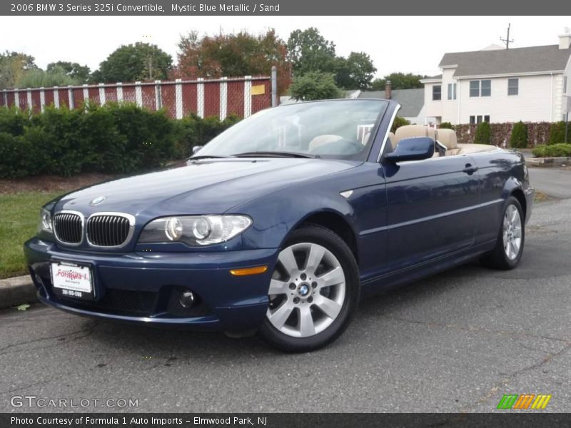 Mystic Blue Metallic / Sand 2006 BMW 3 Series 325i Convertible