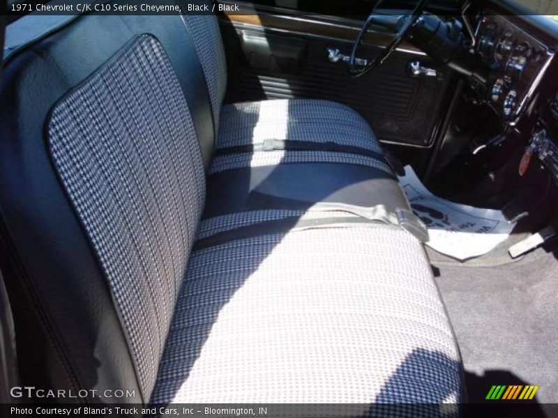 Black / Black 1971 Chevrolet C/K C10 Series Cheyenne