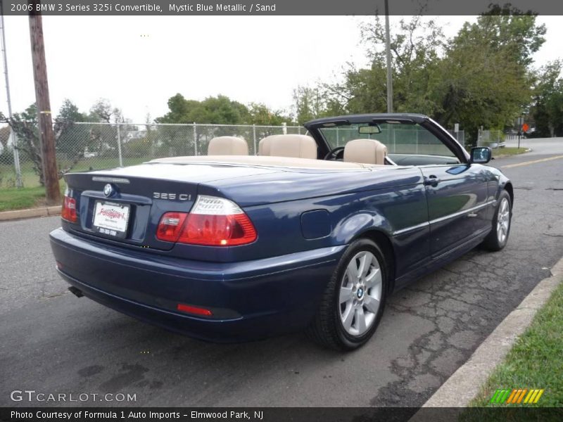 Mystic Blue Metallic / Sand 2006 BMW 3 Series 325i Convertible