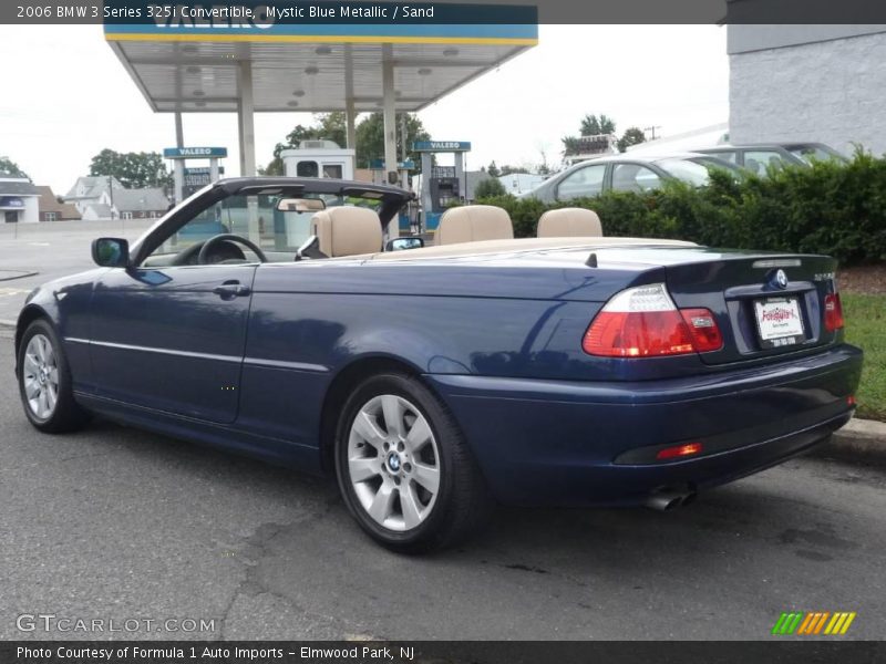 Mystic Blue Metallic / Sand 2006 BMW 3 Series 325i Convertible