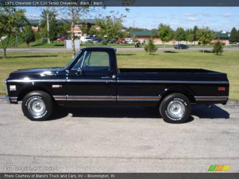 Black / Black 1971 Chevrolet C/K C10 Series Cheyenne