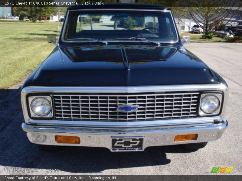 Black / Black 1971 Chevrolet C/K C10 Series Cheyenne