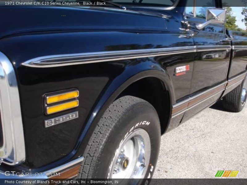 Black / Black 1971 Chevrolet C/K C10 Series Cheyenne