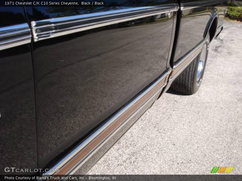 Black / Black 1971 Chevrolet C/K C10 Series Cheyenne