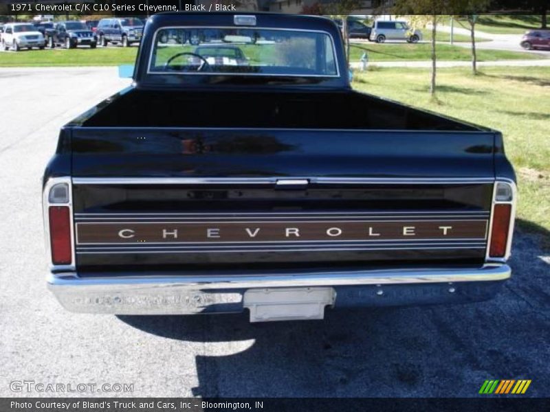 Black / Black 1971 Chevrolet C/K C10 Series Cheyenne