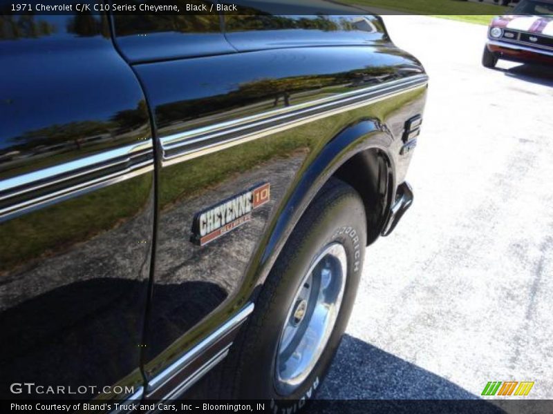 Black / Black 1971 Chevrolet C/K C10 Series Cheyenne