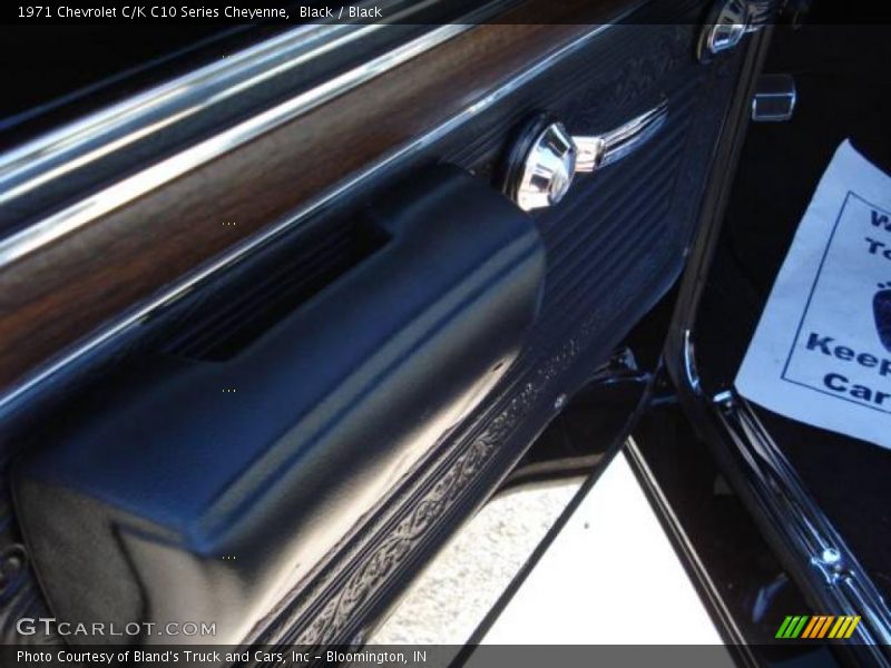 Black / Black 1971 Chevrolet C/K C10 Series Cheyenne