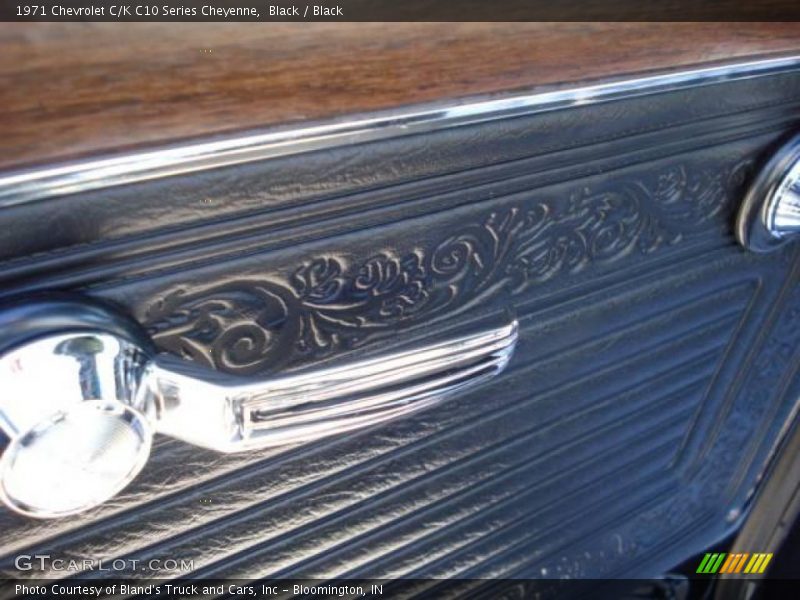 Black / Black 1971 Chevrolet C/K C10 Series Cheyenne