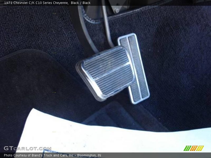 Black / Black 1971 Chevrolet C/K C10 Series Cheyenne