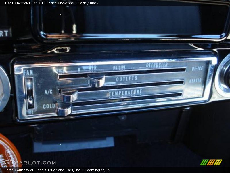 Black / Black 1971 Chevrolet C/K C10 Series Cheyenne