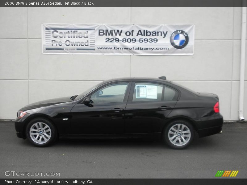 Jet Black / Black 2006 BMW 3 Series 325i Sedan
