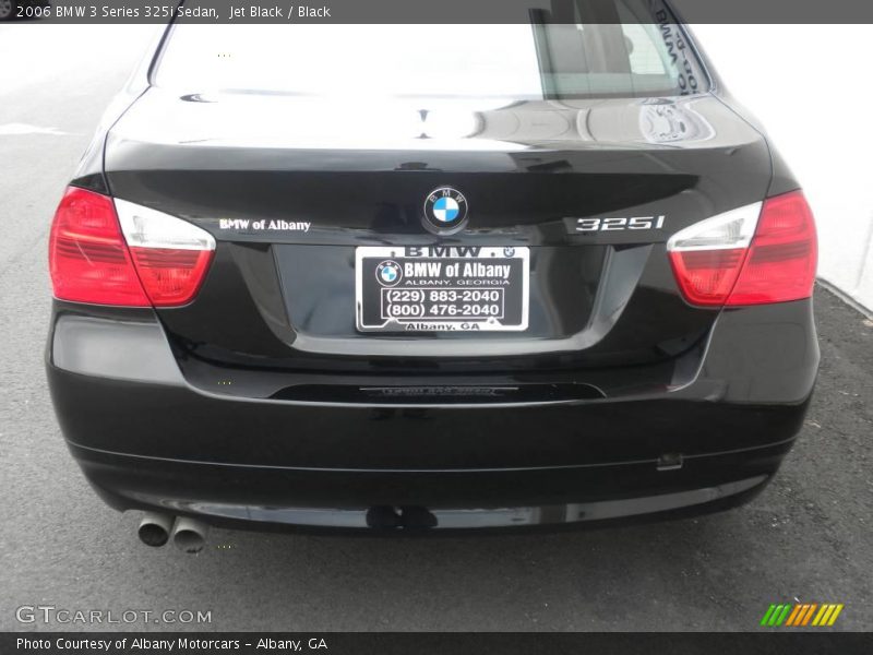 Jet Black / Black 2006 BMW 3 Series 325i Sedan