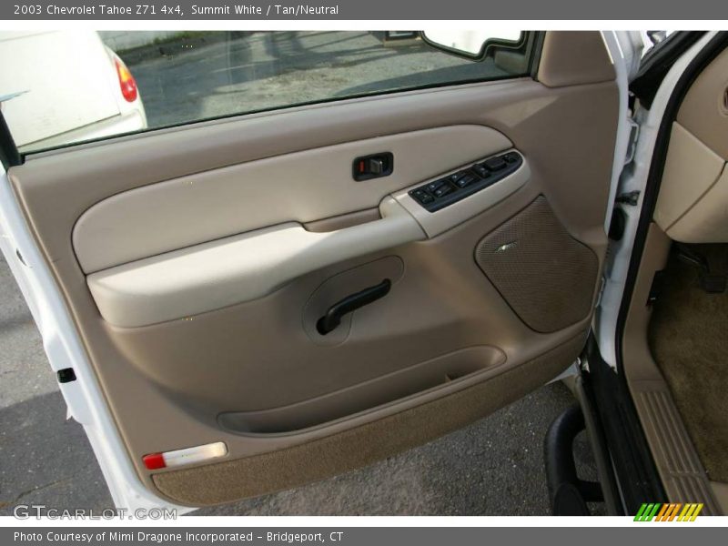 Summit White / Tan/Neutral 2003 Chevrolet Tahoe Z71 4x4