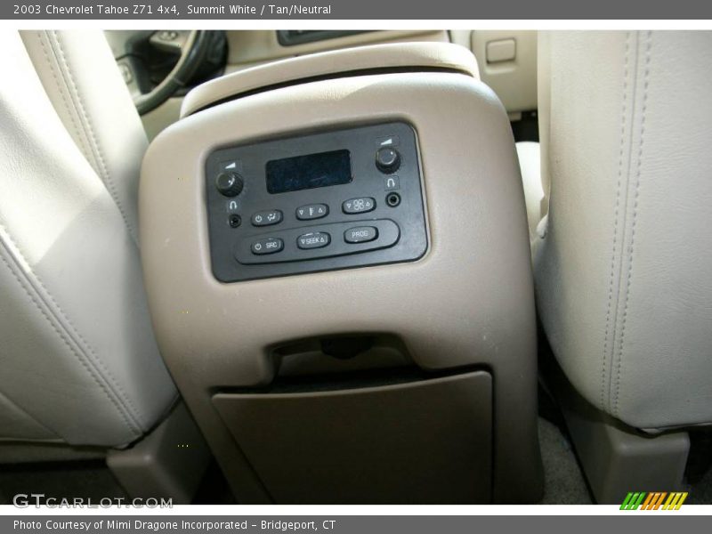 Summit White / Tan/Neutral 2003 Chevrolet Tahoe Z71 4x4