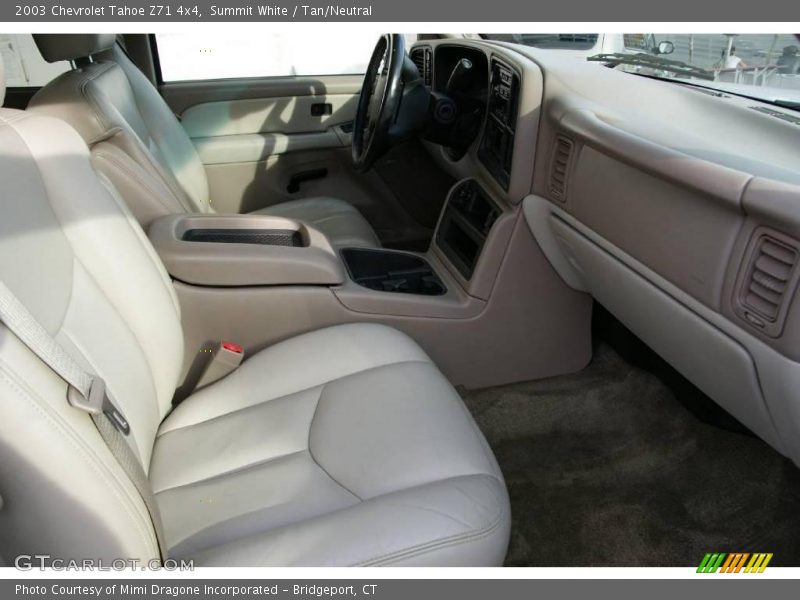 Summit White / Tan/Neutral 2003 Chevrolet Tahoe Z71 4x4