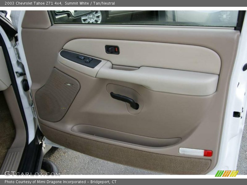 Summit White / Tan/Neutral 2003 Chevrolet Tahoe Z71 4x4