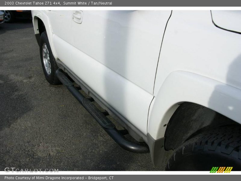 Summit White / Tan/Neutral 2003 Chevrolet Tahoe Z71 4x4