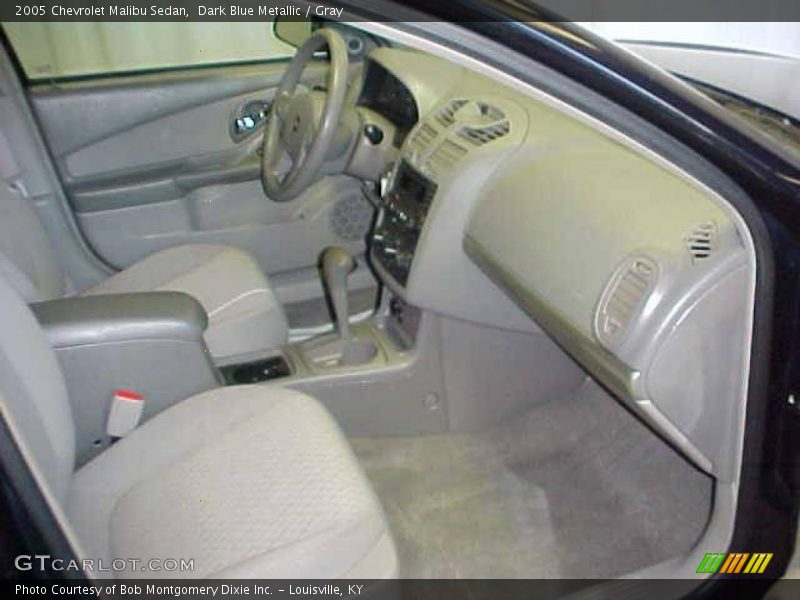 Dark Blue Metallic / Gray 2005 Chevrolet Malibu Sedan