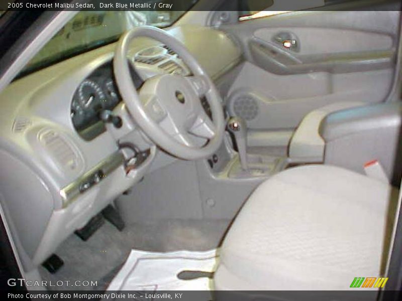 Dark Blue Metallic / Gray 2005 Chevrolet Malibu Sedan