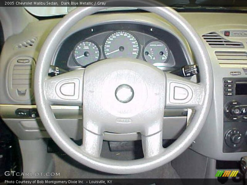 Dark Blue Metallic / Gray 2005 Chevrolet Malibu Sedan