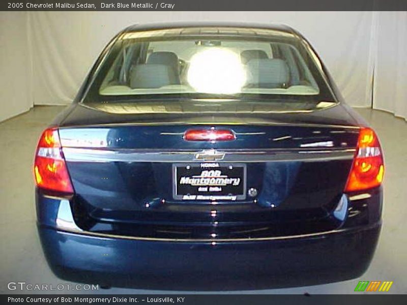 Dark Blue Metallic / Gray 2005 Chevrolet Malibu Sedan