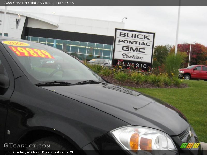 Black / Gray 2006 Chevrolet Cobalt LS Coupe