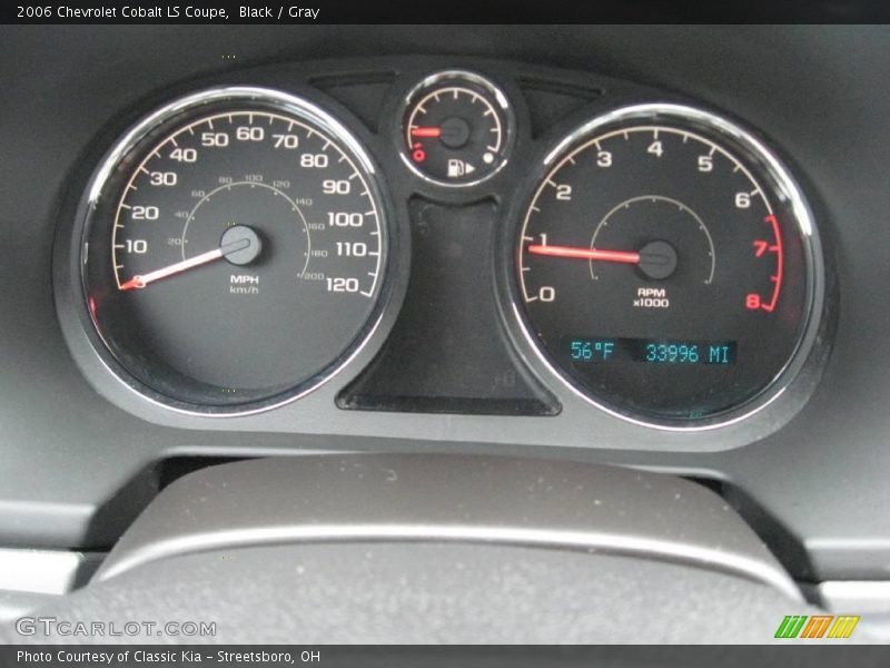 Black / Gray 2006 Chevrolet Cobalt LS Coupe