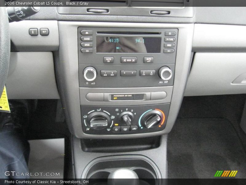 Black / Gray 2006 Chevrolet Cobalt LS Coupe