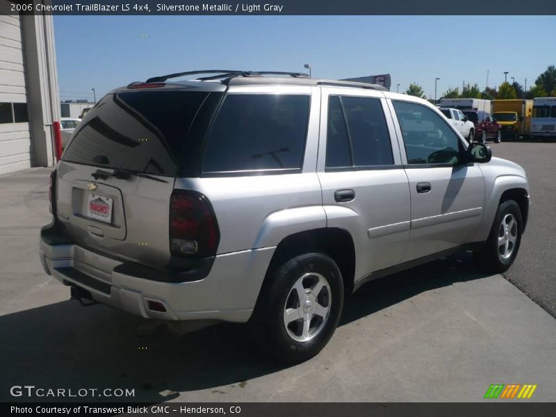 Silverstone Metallic / Light Gray 2006 Chevrolet TrailBlazer LS 4x4