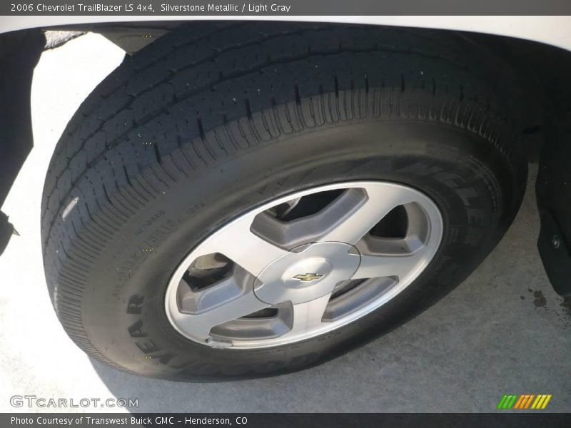 Silverstone Metallic / Light Gray 2006 Chevrolet TrailBlazer LS 4x4