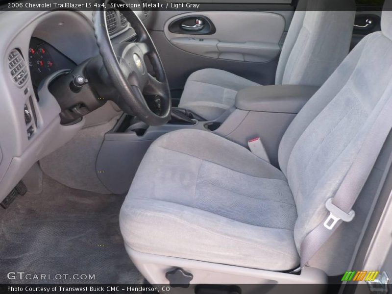 Silverstone Metallic / Light Gray 2006 Chevrolet TrailBlazer LS 4x4