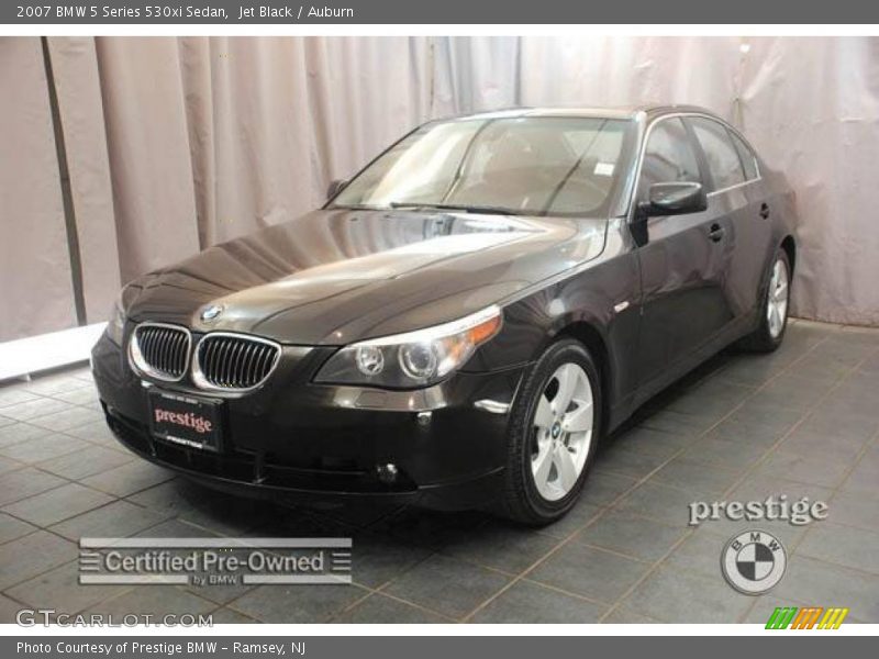 Jet Black / Auburn 2007 BMW 5 Series 530xi Sedan
