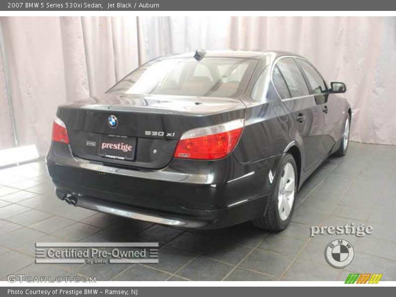 Jet Black / Auburn 2007 BMW 5 Series 530xi Sedan